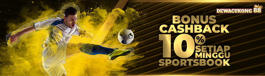 CASHBACK SPORTS 10% SETIAP MINGGUNYA