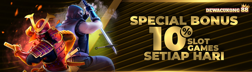Bonus Depan Deposit Harian Slot Game 10% Tiap Harinya